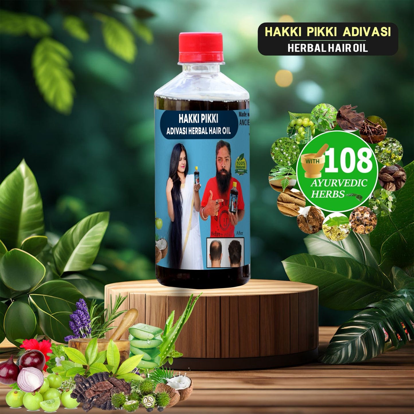 Hakki Pikki Herbal Hair Oil